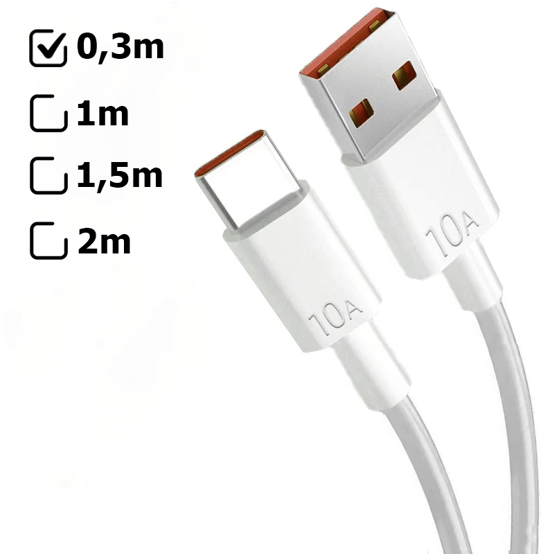 120 W USB Typ-C Schnellladekabel mit Smart-Schutzsystem