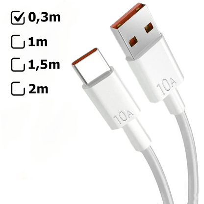 120 W USB Typ-C Schnellladekabel mit Smart-Schutzsystem