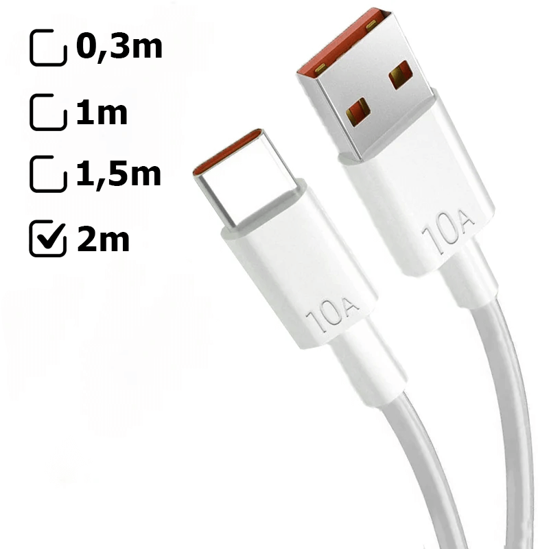 120 W USB Typ-C Schnellladekabel mit Smart-Schutzsystem