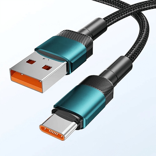 Schnellladekabel mit Smart-Chip & robustem Geflecht