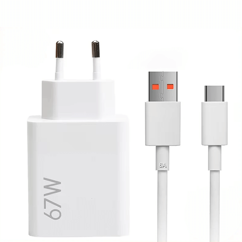 67W Turbo USB-Ladegerät mit Typ-C-Kabel
