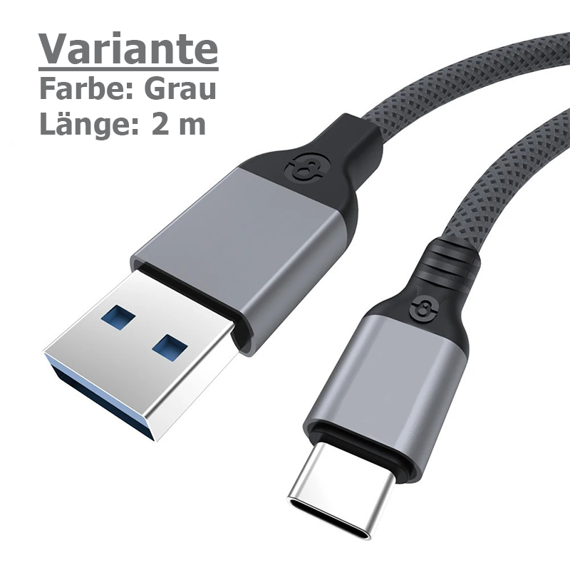 USB 3.2 Gen2 Ladekabel mit 10 Gbit/s & 60W Schnellladung