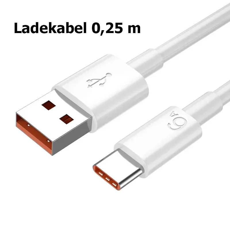 67W Turbo USB-Ladegerät mit Typ-C-Kabel
