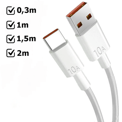 120 W USB Typ-C Schnellladekabel mit Smart-Schutzsystem