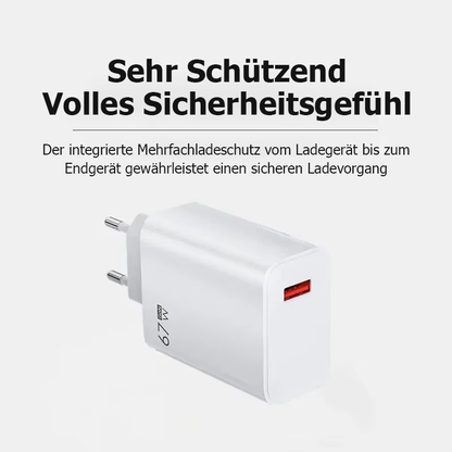 67W Turbo USB-Ladegerät mit Typ-C-Kabel
