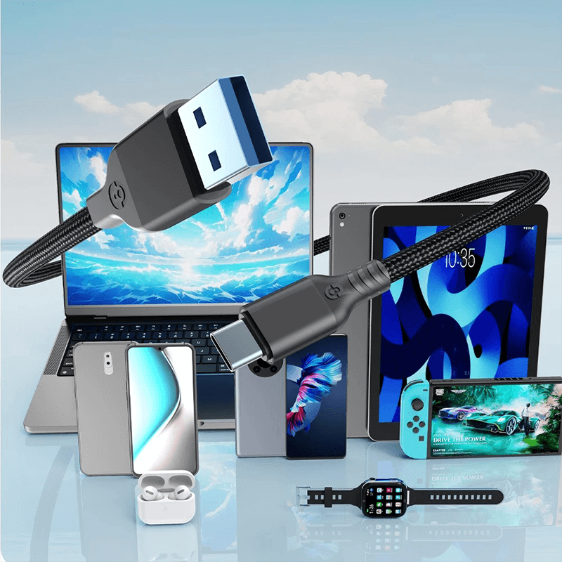 USB 3.2 Gen2 Ladekabel mit 10 Gbit/s & 60W Schnellladung