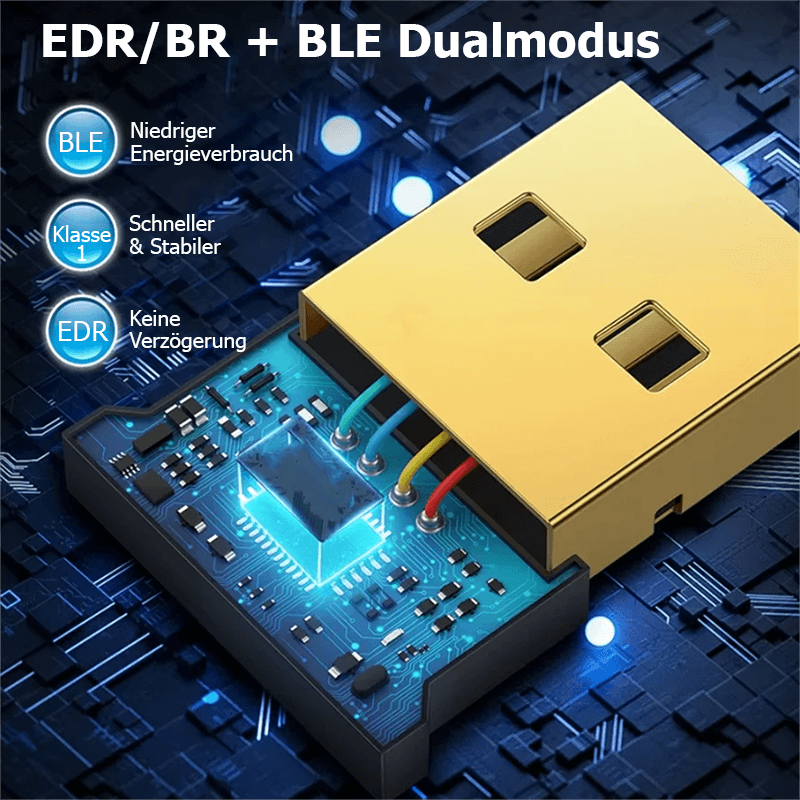 Bluetooth-Adapter V5.4 – USB Dongle mit großer Reichweite