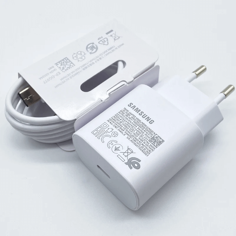 Samsung 25W Super-Schnellladegerät mit USB Typ-C Kabel